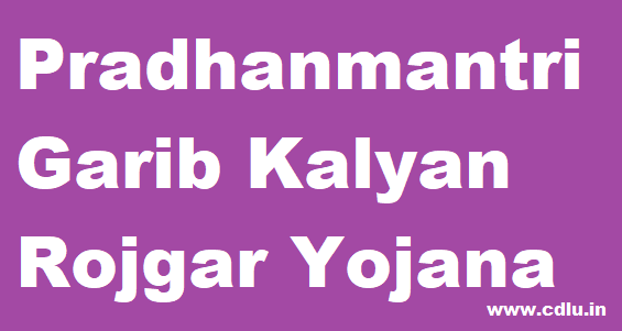 pm garib kalyan rojgar yojana