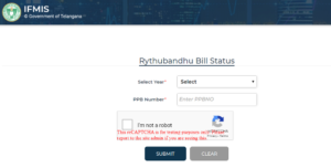 rythu bandhu status check