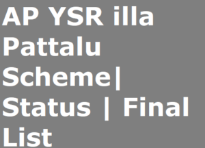 ysr housing scheme final list