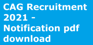 cag recruitment 2021