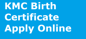 kmc birth certificate apply