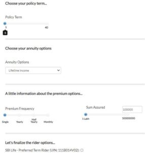 saral pension yojana calculator