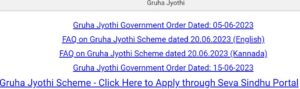 gruha jyothi scheme online link