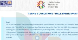 united way garba pass 2023