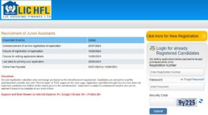 LIC HFL junior assistant recruitment apply online